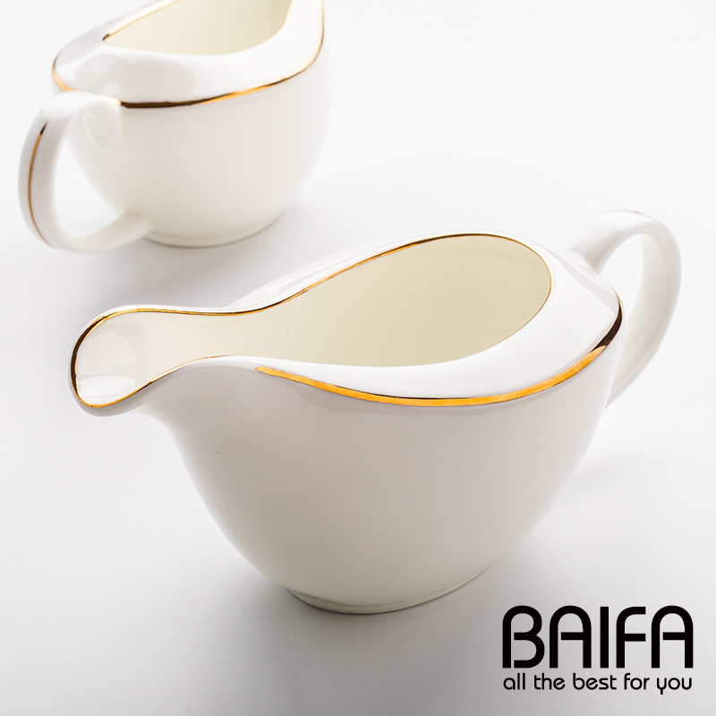 Western steak special Phnom Penh juice bucket bone porcelain sauce bucket sauce cup milk cup mini milk tank milk pot milk cup