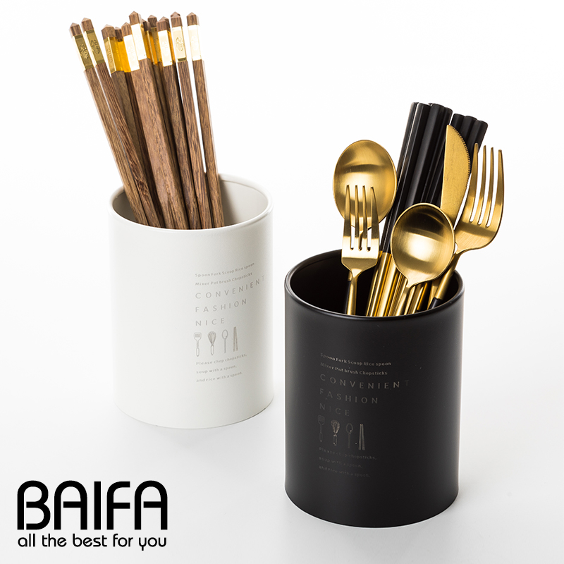 Home Kitchen Nordic Wind Stainless Steel Drain Chopsticks Barrel Chopsticks Basket Chopsticks cage chopsticks Chopsticks Spoon Containing box