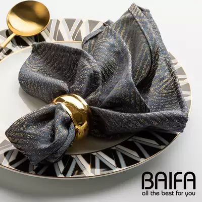 European and American creative hotel special Western napkin wipe Cup scarf towel towel square scarf cloth folding flower brush Cup cloth does not lose hair