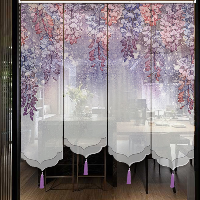 Beautiful Purple Roller Blinds, Partition Curtains, No-Drill Installation, for Entryway, Kitchen, Dining Room, Hanging Curtains, Screens, Beauty Salon Beautiful Purple Roller Blinds, Partition Curtains, No-Drill Installation, for Entryway, Kitchen, Dining Room, Hanging Curtains, Screens, Beauty Salon