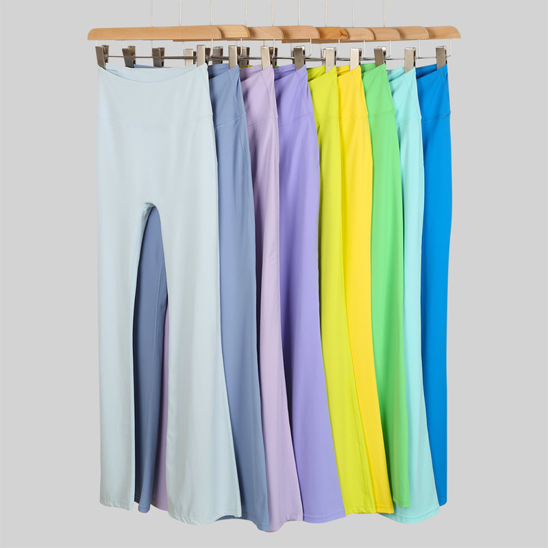 Ld Bell-Bottom Pants Groove High-Waisted Hip-Lifting Sports Fitness Flared Long Pants Yoga Wear for Women