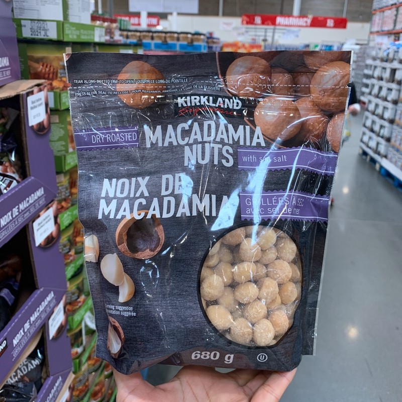 Canada Straight Mail Kirkland Sea Salt Salted Without Shell Hawaii Fruit 680g Low Carbon Keto Raw Keto Zero Food