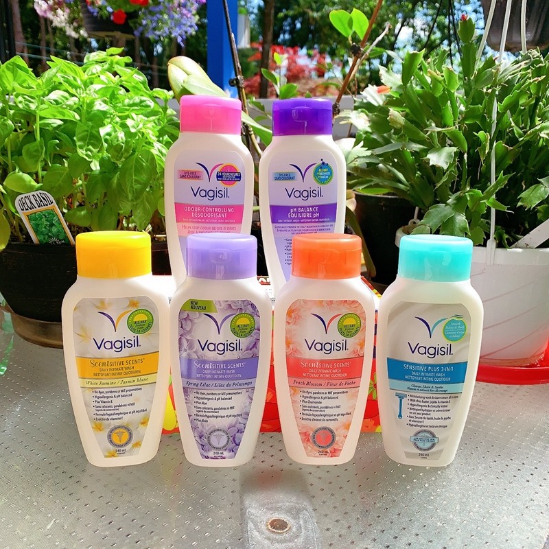 Canada straight mail Veggie Vagisil Female private lotion 240ml balanced PH value anti-odor