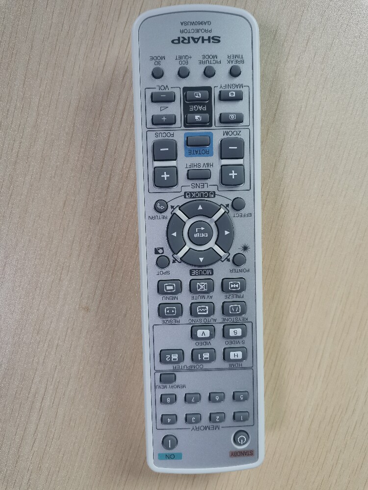 SHARP Sharp projector remote control remote control (Cooptic Light Shadow)