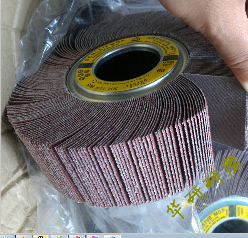 Imported wire drawing wheel stainless steel cross wire drawing wheel metal polished wheel fiber wire drawing wheels 100 * 120