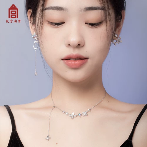 Ожерелье, сексуальные серьги, легкий роскошный стиль, премиум класс, подарок на день рождения