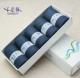 Vớ sợi tre Quà tặng nam đóng hộp thường xuyên trong vớ ống bốn mùa vớ cotton kinh doanh tất mồ hôi và khử mùi