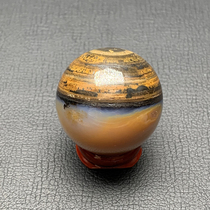 Upper Valley Warring States Red Xuanhua Natural High Porcelain Jade Eye Stone Sky Eye Single Bead Handle Beaded Purple Frozen Meat Agate