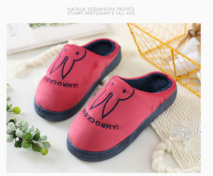 Pantoufles enfants en suède pour hiver - semelle caoutchouc - Ref 1003834 Image 24