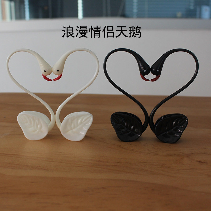 Black and white swan cake decoration hem Romantic Couple Swan Dessert Table Hem Wedding Themed Cake Decoration