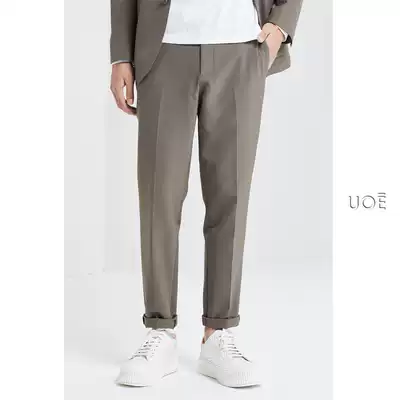 UOE autumn new word-of-mouth Portable Series daily anti-wrinkle fabric men's straight slim trousers