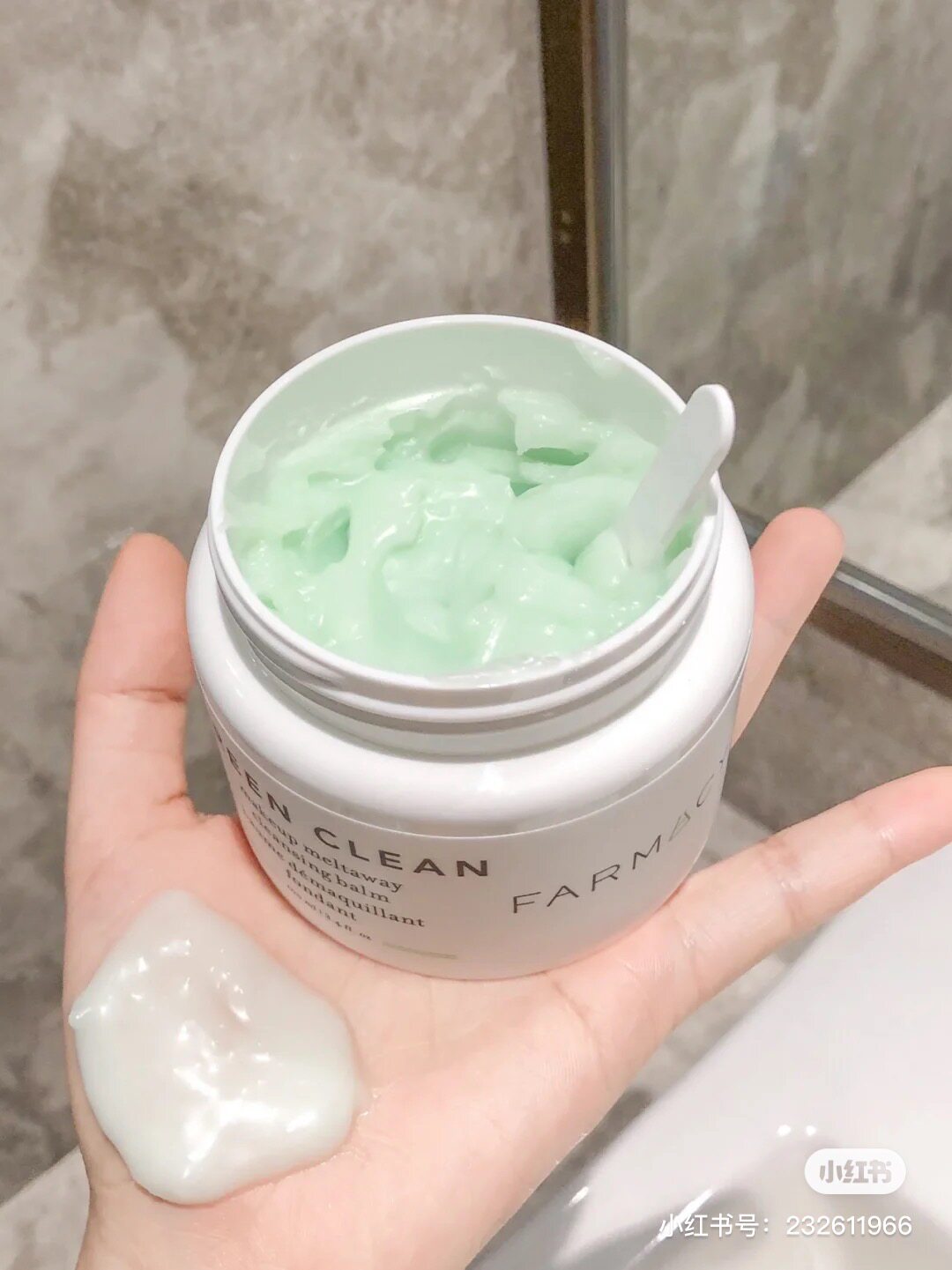 Spot) FARMACY Green Clean Purple Daisy Gentle 2-in-1 Cleansing Cream Cleansing Cream 100ml