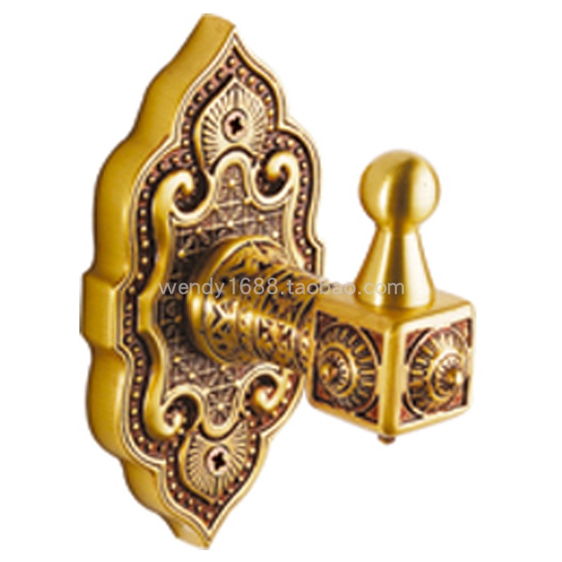 Great Works House Villa Clubhouse Luxury Pure Total Copper Bathroom Pendant Eurostyle Hanging Clothes Hook TH-LU904 Rose Gold