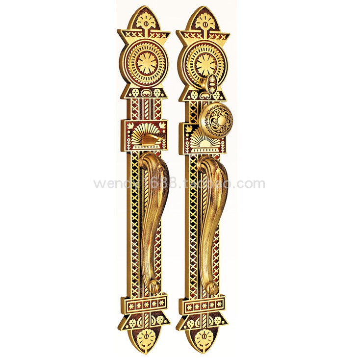 Taiwan Workshop Tai Good Copper Lock Villa anti - theft all copper into the door lock TH87-5557RG