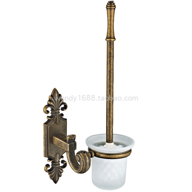 Taihao Hardware) Taihao workshop copper lock villa bathroom hardware pendant pure copper antique toilet brush TH-LU5708