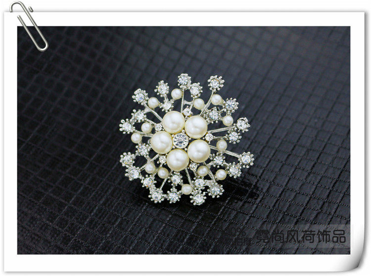 Broche femme en Zircon diamant - Ref 1184159 Image 14