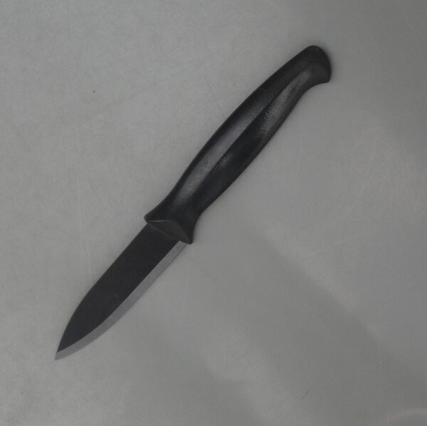3 inch plastic handle black mirror ceramic knife fruit knife peeling knife