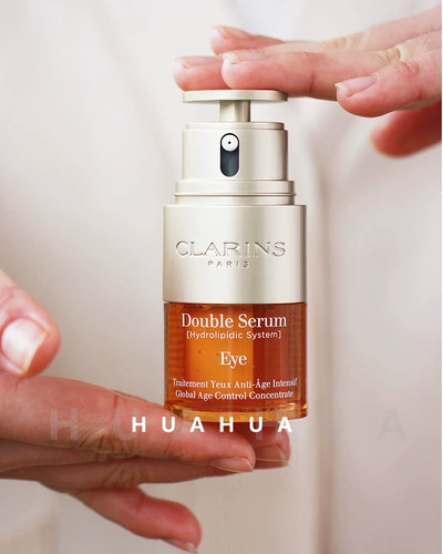 Clarins, эссенция, омолаживающий увлажняющий осветляющий разглаживающий крем для глаз, против темных кругов под глазами, против морщин, 20 мл