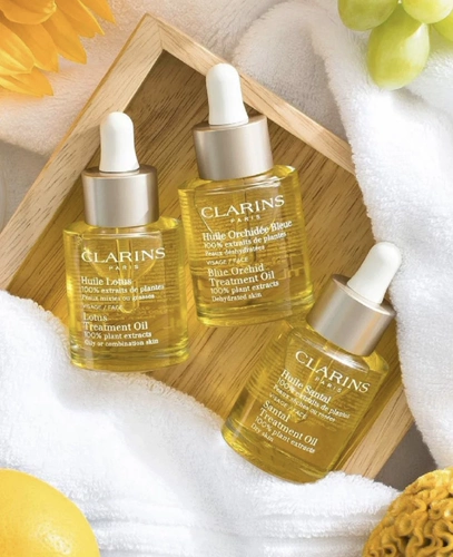 Clarins, лечебная эссенция для лица, масло орхидеи, Франция, цветочное масло