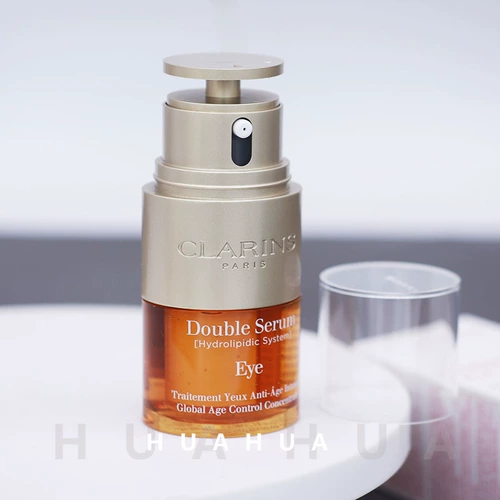 Clarins, эссенция, омолаживающий увлажняющий осветляющий разглаживающий крем для глаз, против темных кругов под глазами, против морщин, 20 мл