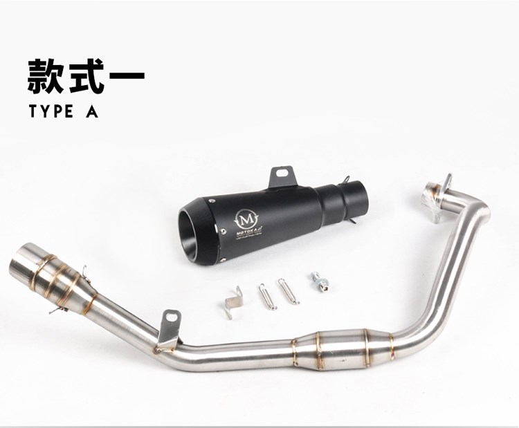 Khỉ búp bê lớn sửa đổi toàn bộ phần với áp suất ngược xả nhỏ xe máy quái vật phía trước hàng thẳng SC chiên ống xả đường phố - Ống xả xe máy bô xe máy wave 110