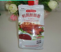 Tianjin Limin sweet sauce 450g with cover packaging stereo bag roasted duck fried sauce dip dip