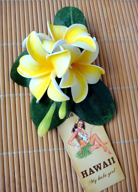 Hawaiian Hula Dance Costume Accessories Head Flower Hair Accessories Head Decoration Beach Frangipani Hair Accessories