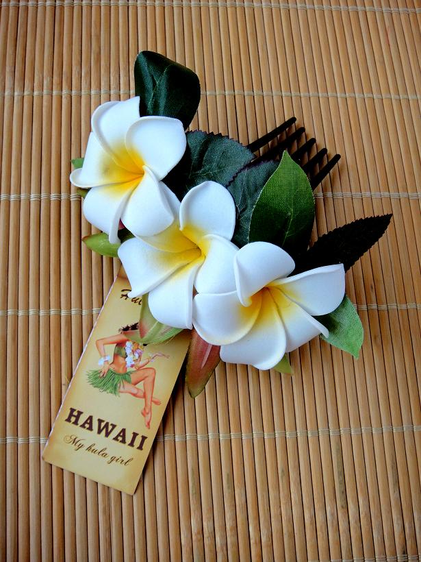 Hawaiian show accessories hula props headdress headflower beach frangipani ornaments Hair Accessories