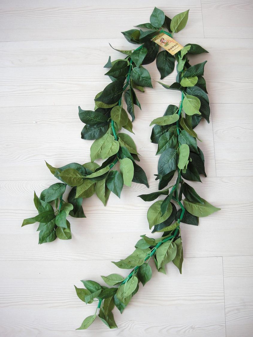 Hawaiian Grass Skirt Dance Leaves Neck Ring Traditional Modern Grass Skirt Dance Accessories Floral Ring Maile King Lei