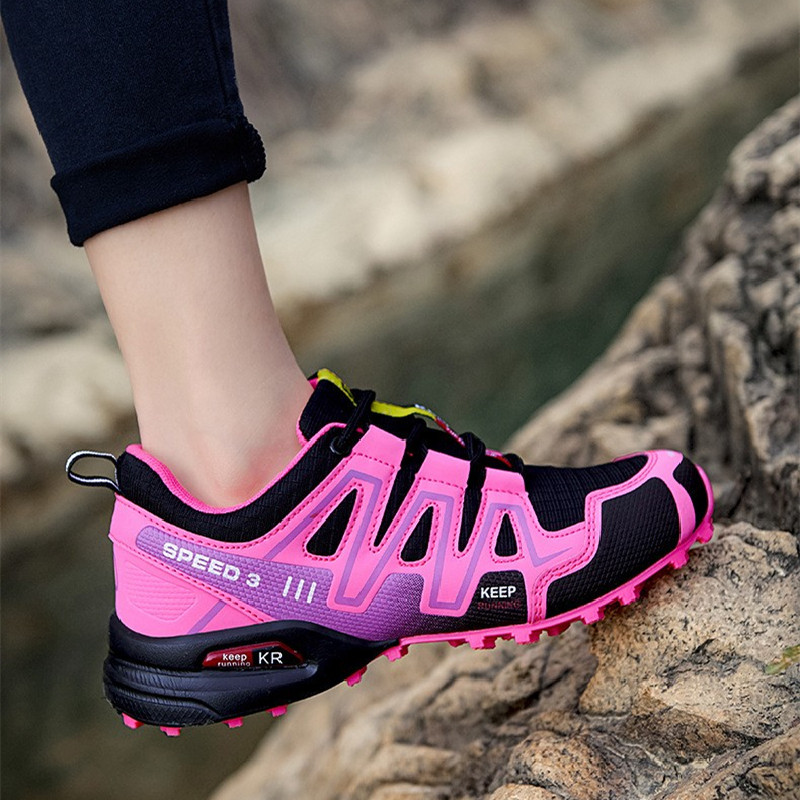 Mountaineering shoes women's non-slip waterproof professional outdoor riding off-road light breathable summer travel shoes mountain climbing hiking shoes