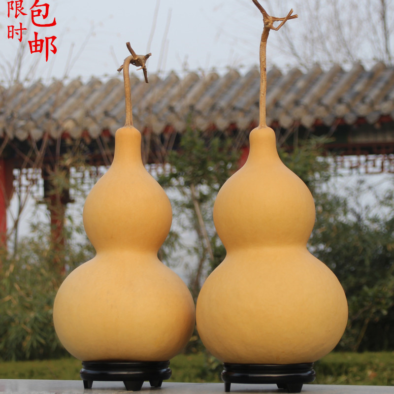 Natural gourd pendant home accessories extra large gourd ornament with dragon head shop indoor hanging play small gourd