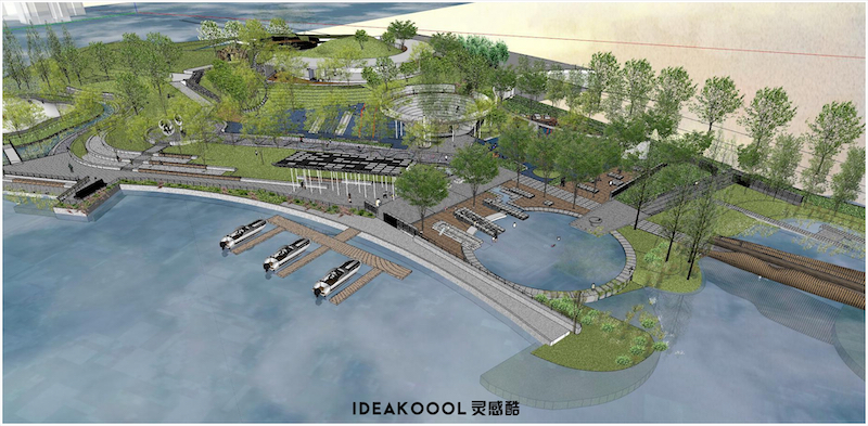 张唐丨云朵乐园公园景观SU模型丨