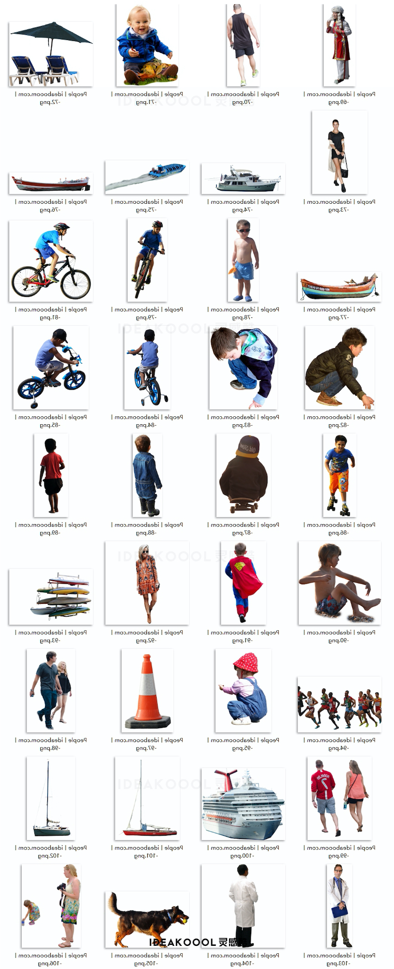 免扣丨时尚休闲人物丨