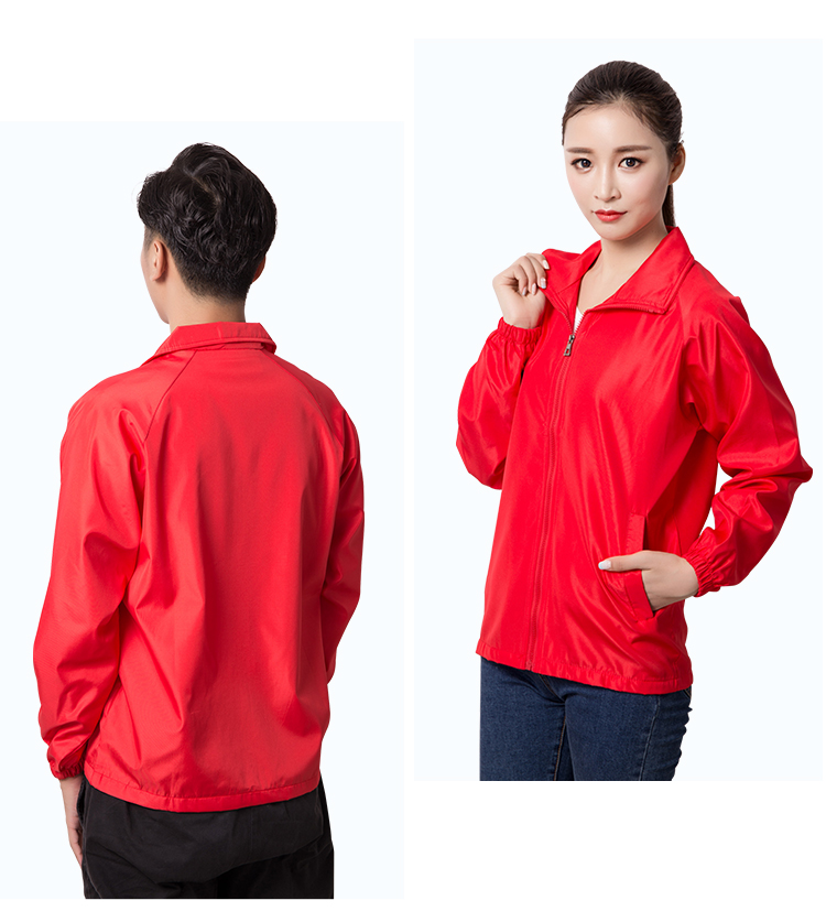 Quảng cáo tổng hợp áo gió tùy chỉnh áo khoác gió cưỡi kính chắn gió tùy chỉnh tình nguyện siêu thị quần áo làm việc in logo áo gió hàng hiệu
