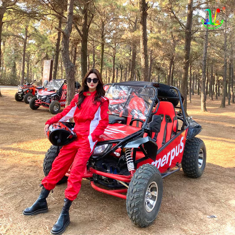 Net red kart adult over 10 years old four-wheel off-road ATV adult fuel electric motorcycle accessories used