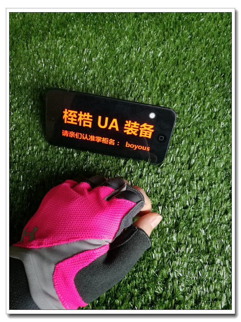 UnderArmour An Dema UA tập thể dục mặc của phụ nữ nửa ngón tay đào tạo găng tay chống trượt 1253696 găng tay làm bánh