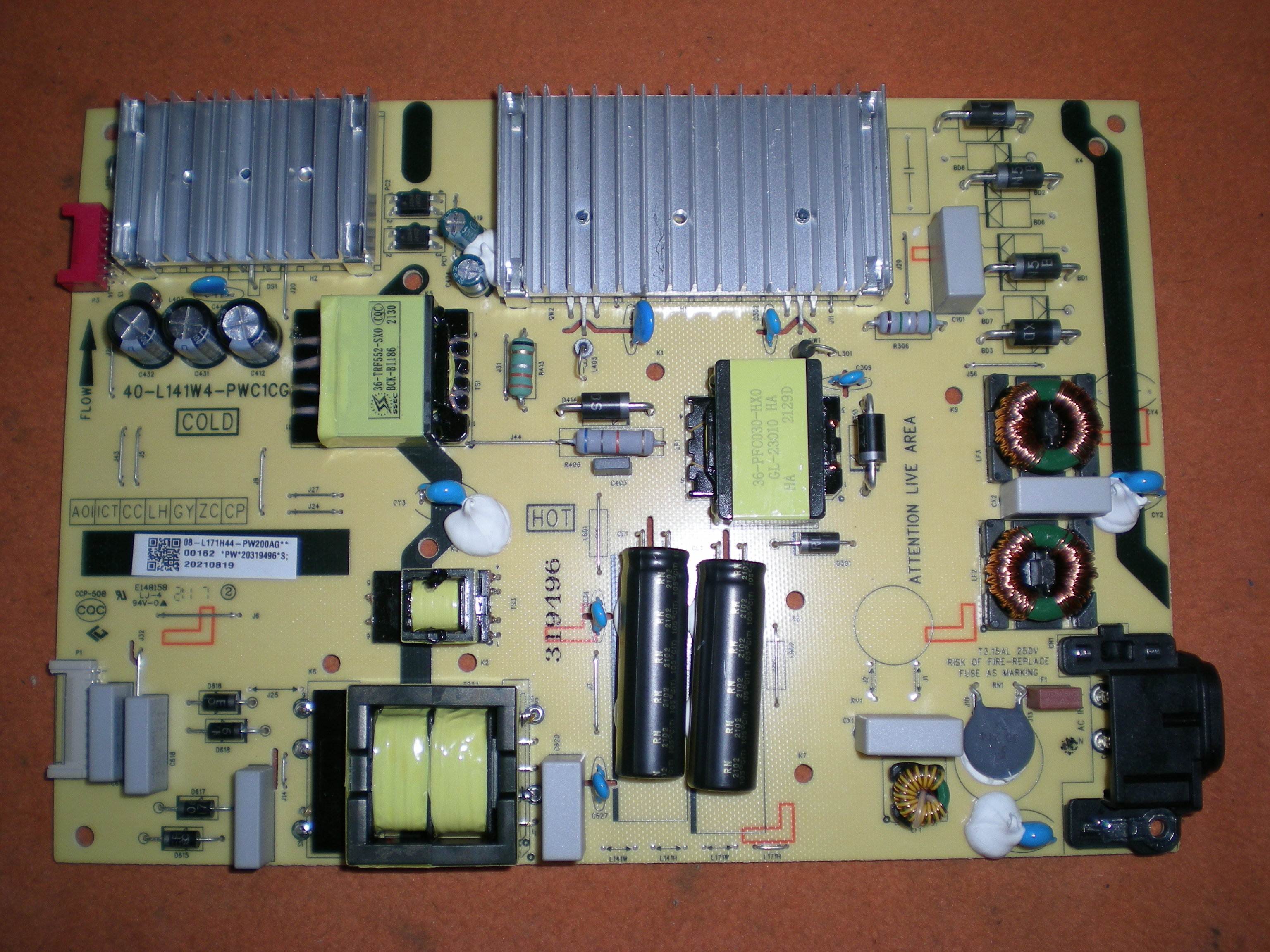 New original TCL 55X5 power board 40-L141W4-PWC1CG 08-L171H44-PW200AG