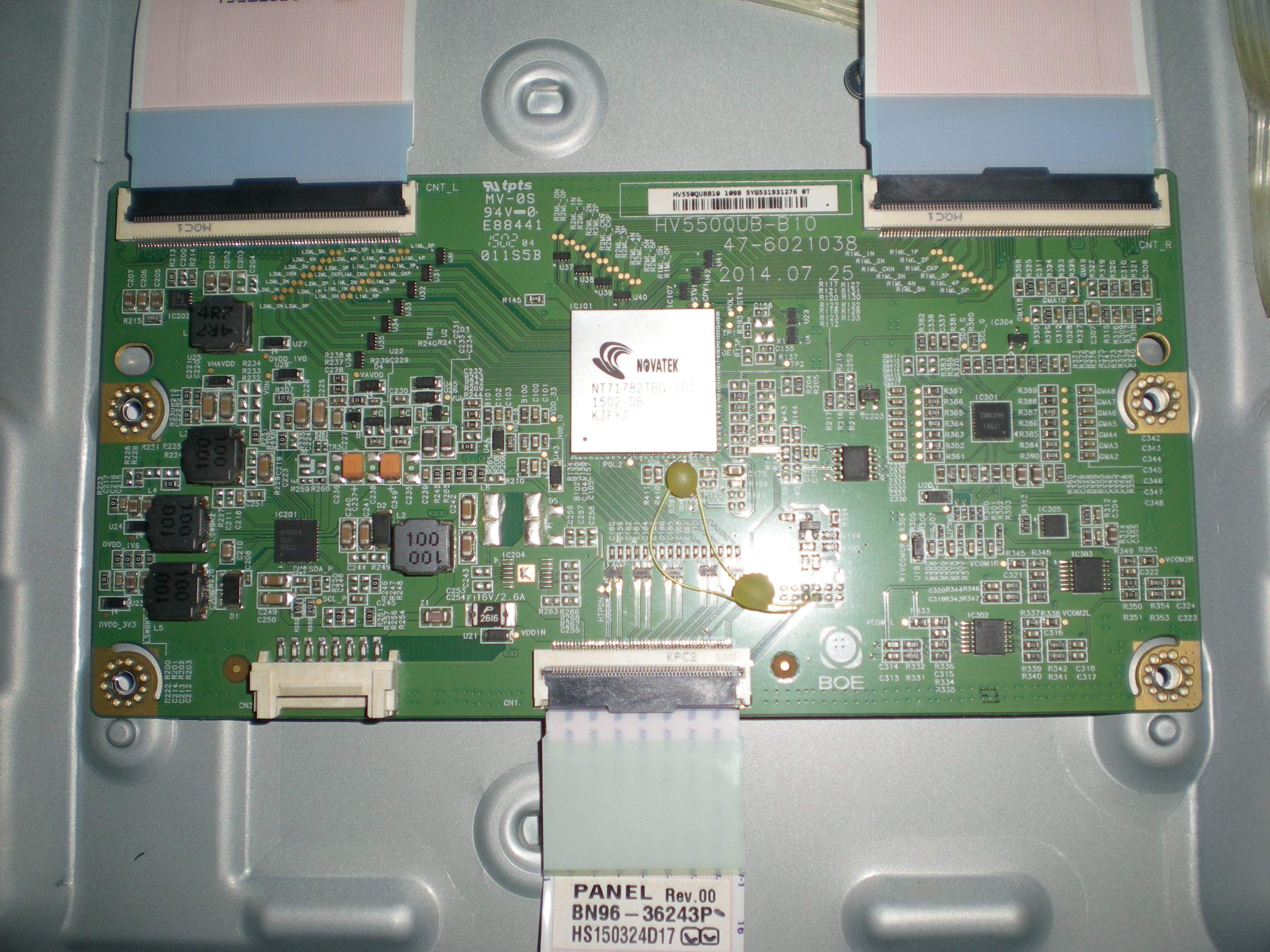 Original installation unloader Samsung UA55JU5900JXXZ logic board HV550QUB-B10 47-6021038