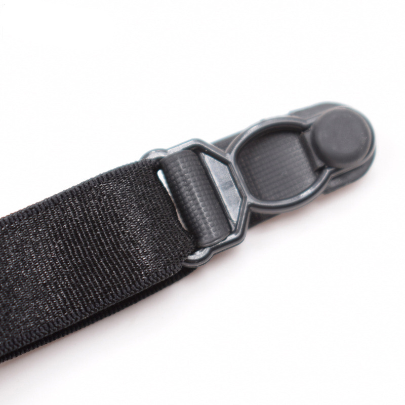 Đàn ông mới garter Đàn ông và phụ nữ ăn mặc áo chống nhăn chân vòng kim loại clip nylon đàn hồi dày dây nịt tất co dãn