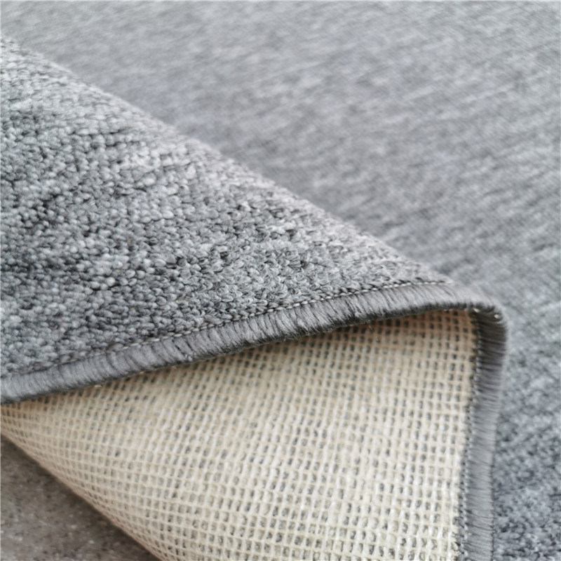 B1 class flame retardant black gray gray Pumi loop velvet carpet fireproof carpet office commercial full-covered loop velvet carpet