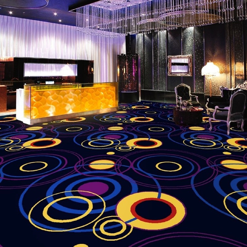 Custom Festive Thickened Nylon Printed Carpet Bedroom Living Room Wilton High Definition Printing & Printing Flame Retardant Fire Protection Without Falling