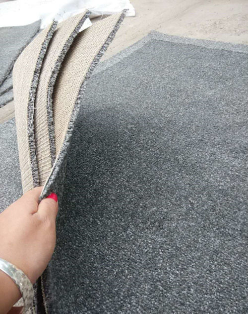 Grey Fire Carpet Flame Retardant Rug Dancing Room Martial Arts Gallery Percussion Classroom Thickened elbow yarn Carpet