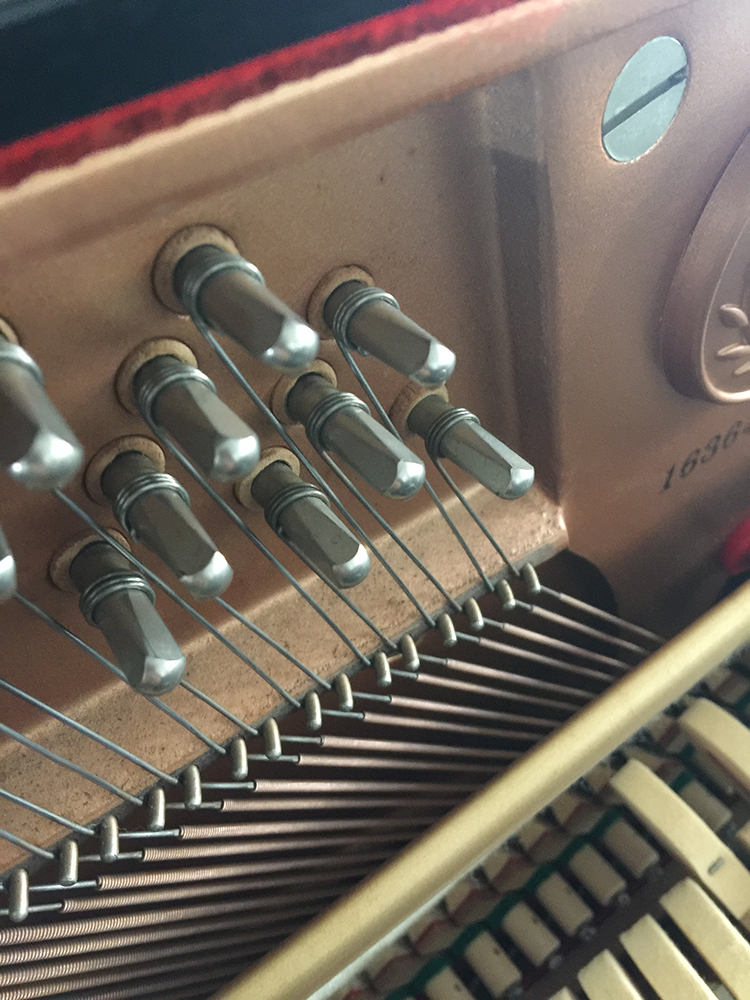 Đàn piano trung cổ Nhật Bản KAWAI Kawaii TP-125C chơi piano đen dọc - dương cầm yamaha ydp