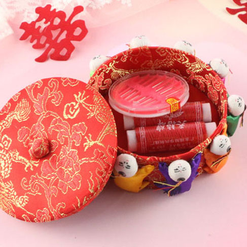 Wedding Supplies Women's Home Dowry Supplies Traditional Wedding High-end Sewing Box