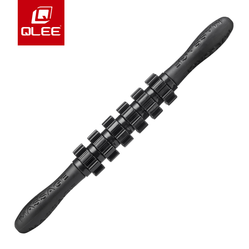 Qlee Wolf Tooth Massage Rod Massage Rod Massage Massage Machinery Machinery Machinery Machinery Machinery Roll Muscle Deeply Relax Fitness Roll Yoga Waist Neck