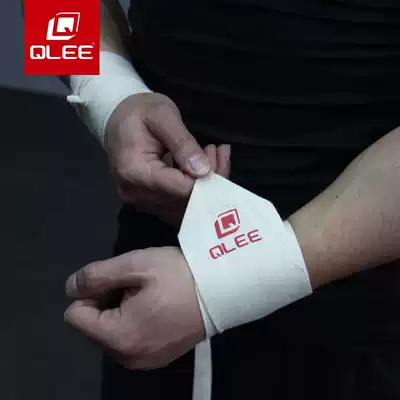 qlee fitness wrist braces for men and women bench press professional weightlifting bandage strap compression force lifting wrist fixed push shot put