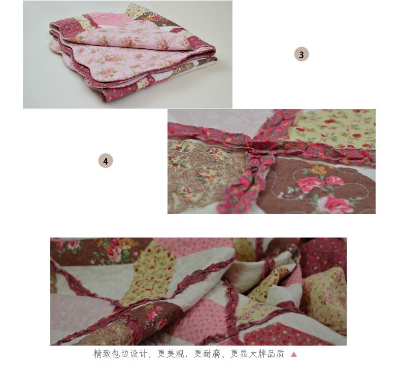 giải phóng mặt bằng mất vườn Hàn Quốc bông cotton giường bông bao gồm bộ ba mảnh gạch vườn hoa - Trải giường drap giường 1mx2m