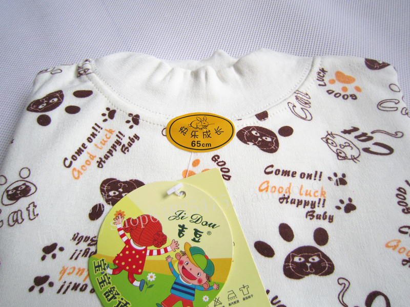Full trăm trừ 30 bộ đồ lót trẻ em cotton bé trai đồ ngủ bé gái đồ lót dài tay điều hòa không khí quần áo bé mùa thu bộ đồ giữ nhiệt cho bé