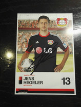 Heigler Germany Berlin Hertha Nuremberg Augsburg Leverkusen Official Autograph Card