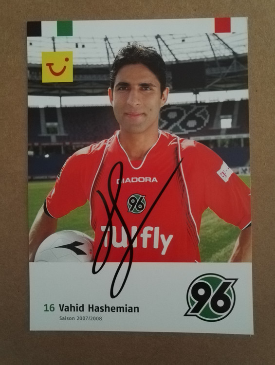 Hashmian Iran Bohong Bayern Hanover 96 official autograph card